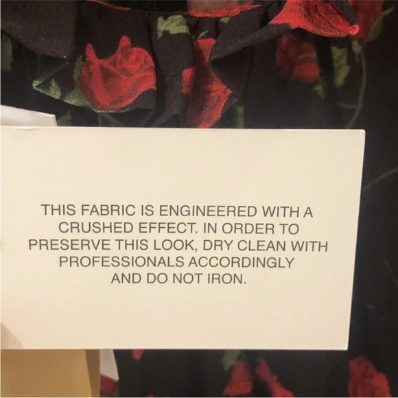 Michael Kors Collection Rose Crushed Georgette Dress Fall 2018 Size 14 NWT - Picture 6 of 7